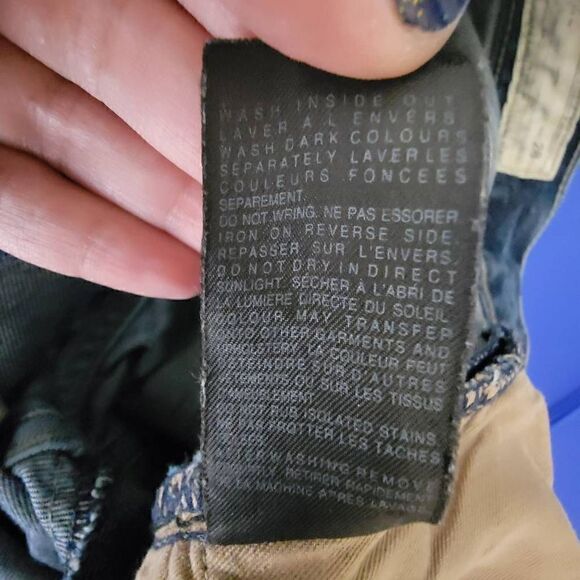 Allsaints Spitalfields Distressed Button fly Medium Wash Denim Jeans 28 - Picture 5 of 11